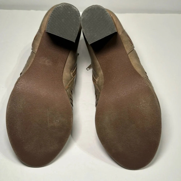 🌻 Report Aquarium Women’s Open Toe Heeled Booties size 9 - Picture 7 of 7